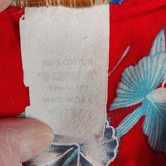 Hawaii Blues mens short sleeved button down shirt size large - Picture 3 of 10